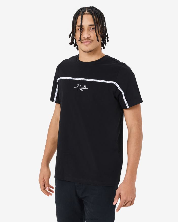 čierna FILA unisex mestské tričko čierne fila 68Z202543