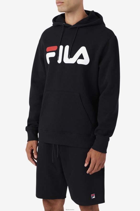 čierna/biela/červená FILA Samari mikina s kapucňou fila čierna/biela/červená 68Z20488