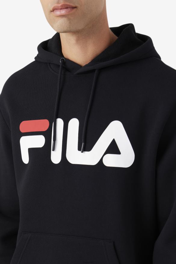 čierna/biela/červená FILA Samari mikina s kapucňou fila čierna/biela/červená 68Z20488