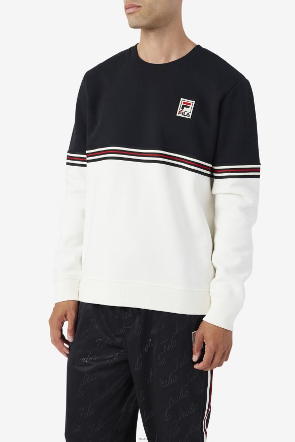 čierna/gardénia/žltá FILA asha crew fila čierna/gardénia/žltá 68Z20470
