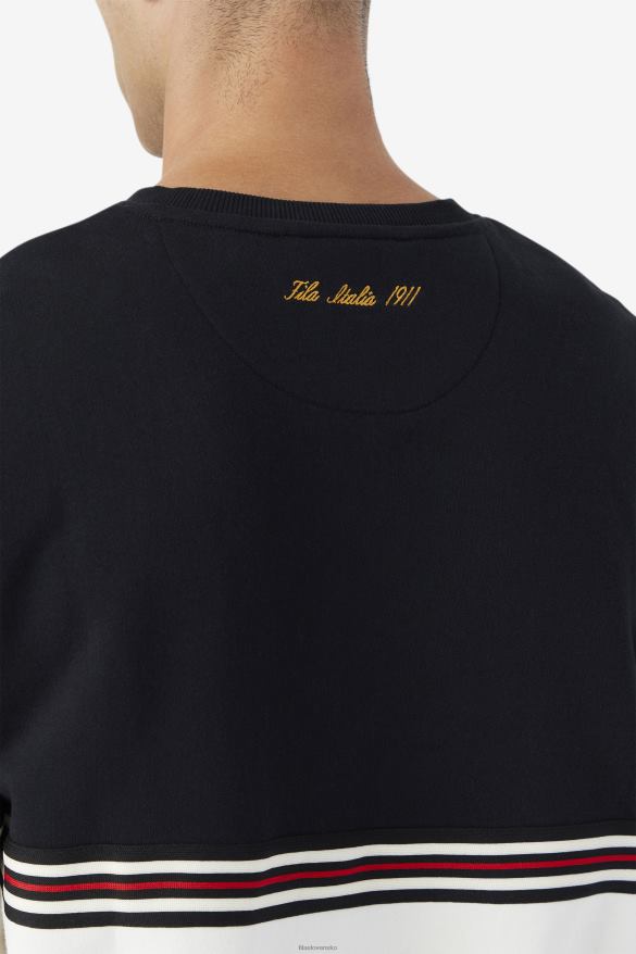 čierna/gardénia/žltá FILA asha crew fila čierna/gardénia/žltá 68Z20470