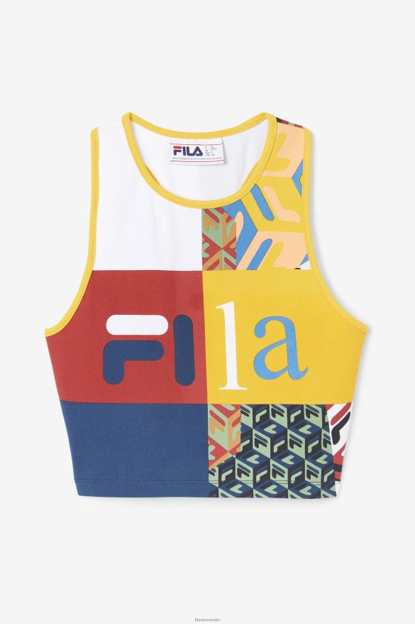 žltá/biela/rebarbora/oceán FILA žltá/biela/rebarbora/oceán zhuri tank fila 68Z201380