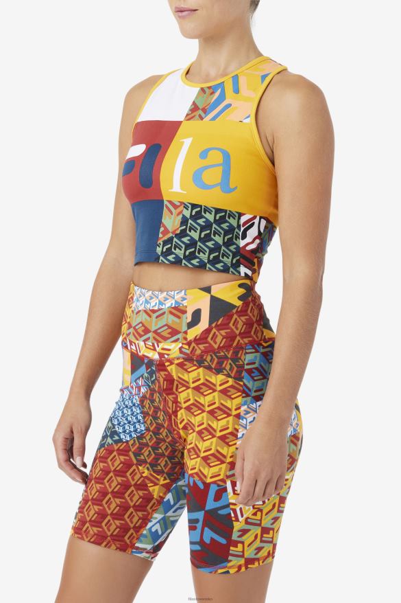 žltá/biela/rebarbora/oceán FILA žltá/biela/rebarbora/oceán zhuri tank fila 68Z201380