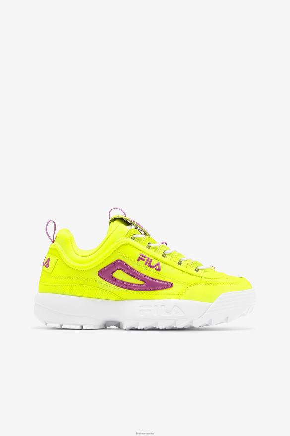 žltá/kvet orchidey/biela FILA dámsky disruptor 2 prémiová žltá/kvet orchidey/biela fila 68Z201169